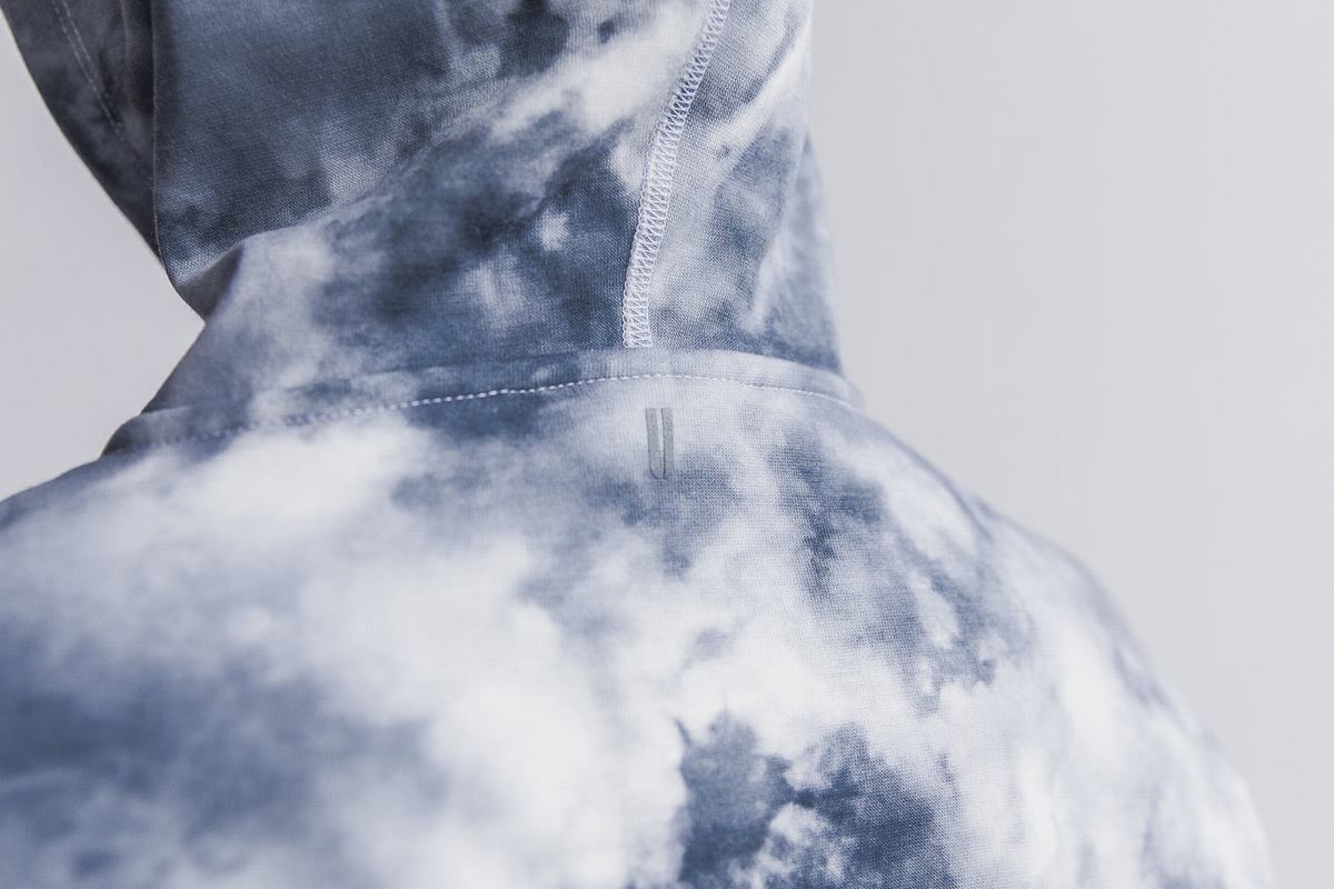 Nobull Tie-Dye Hoodie Dames Wit | 805394-DZJ