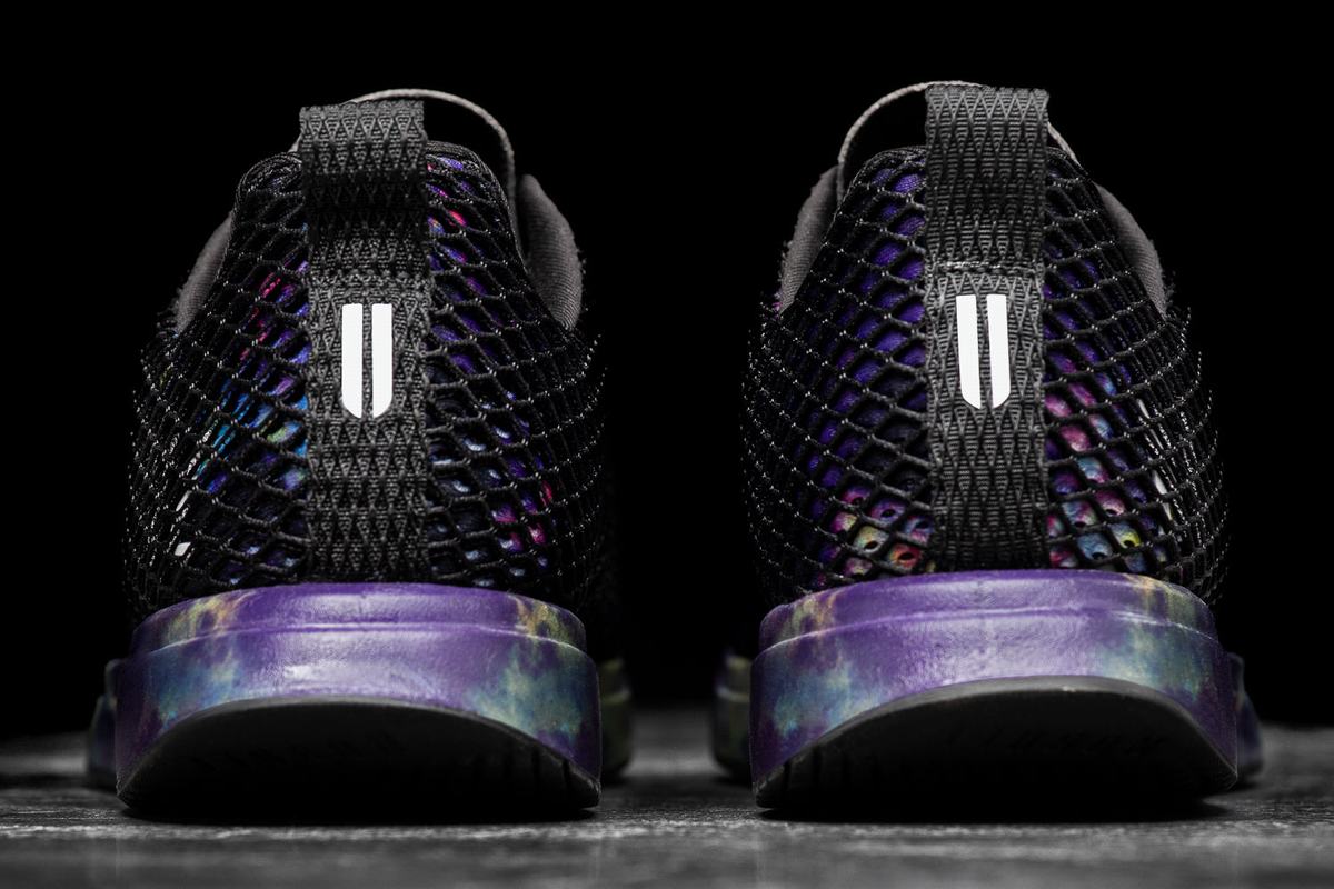 Nobull Tie-Dye Mesh Runner Loopschoenen Dames Paars Zwart | 029718-TMO