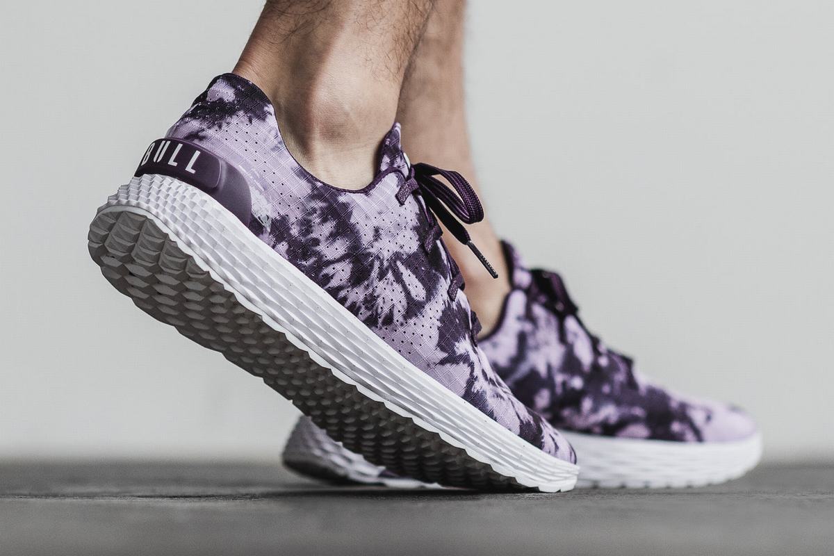 Nobull Tie-Dye Ripstop Runner Loopschoenen Heren Paars | 489732-XNZ