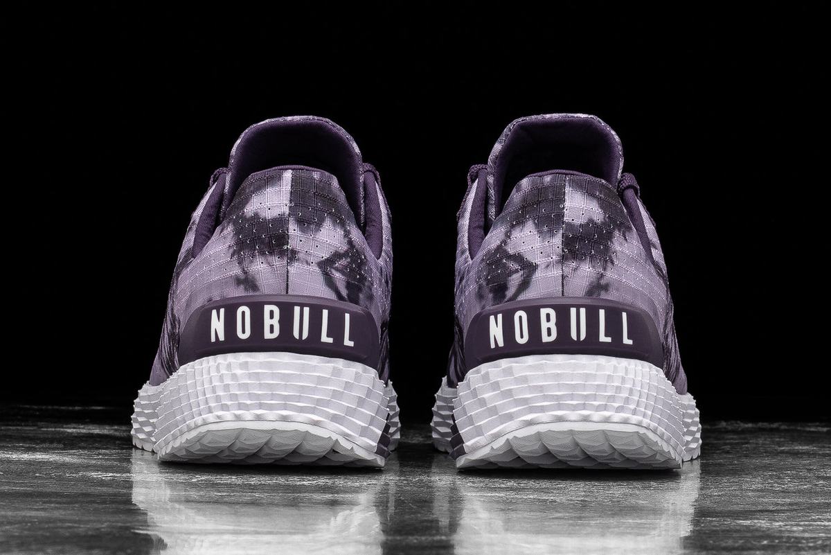 Nobull Tie-Dye Ripstop Runner Loopschoenen Heren Paars | 489732-XNZ