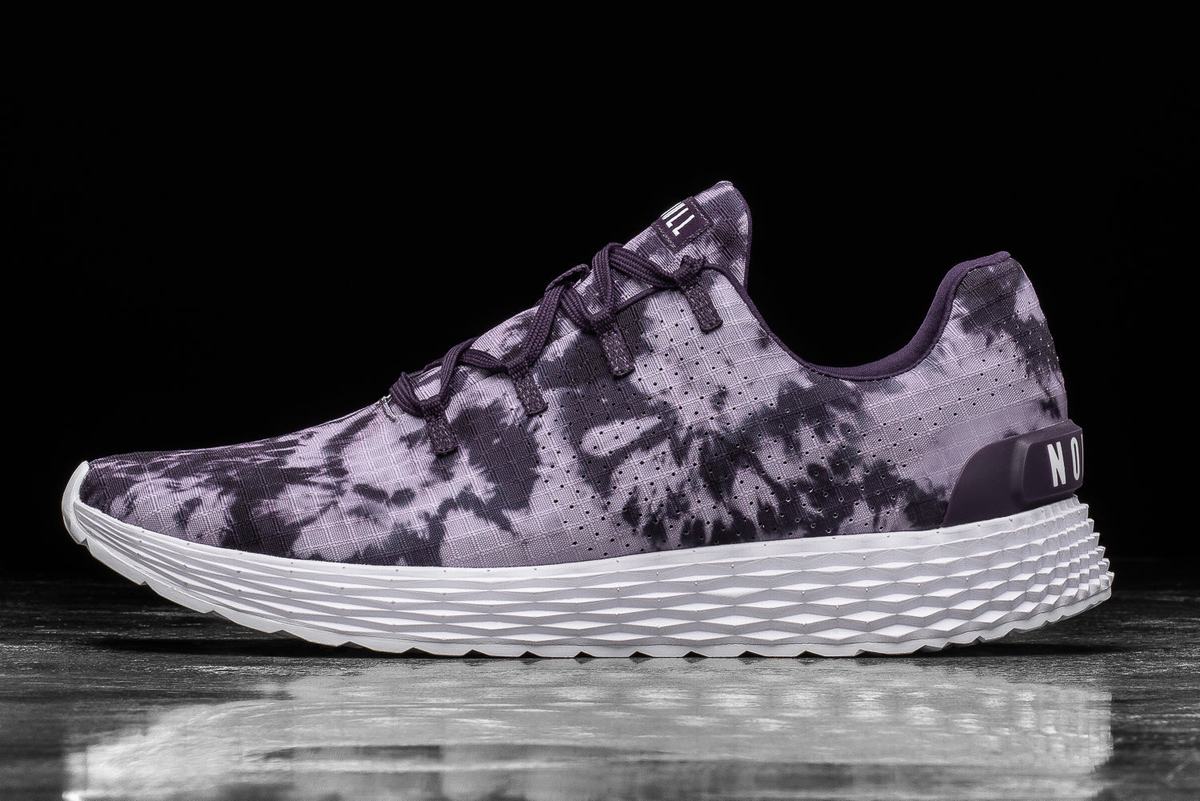 Nobull Tie-Dye Ripstop Runner Loopschoenen Heren Paars | 489732-XNZ