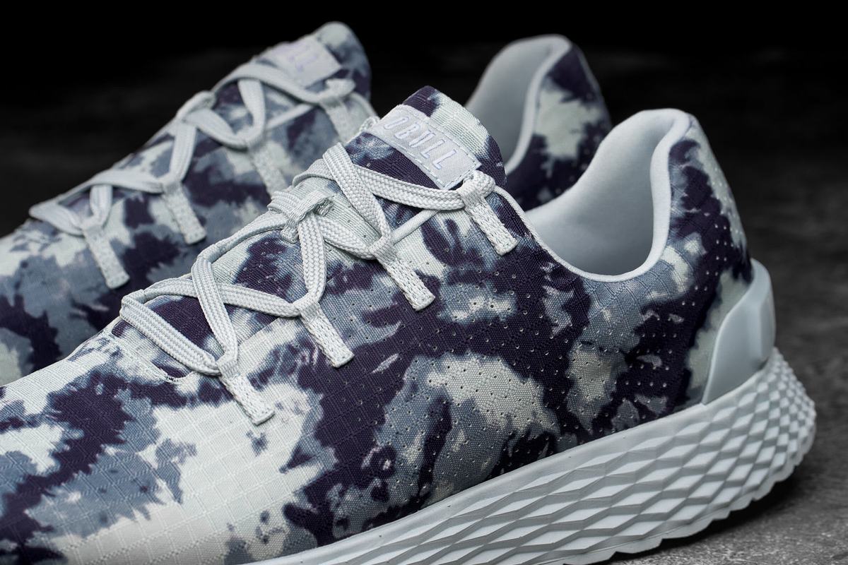 Nobull Tie-Dye Ripstop Runner Loopschoenen Dames Donkerblauw | 650987-UHW
