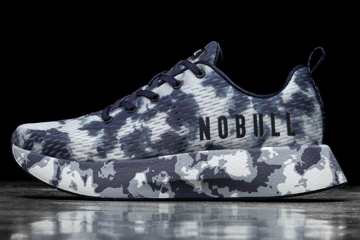 Nobull Tie-Dye Runner Loopschoenen Heren Donkerblauw | 879314-PBL