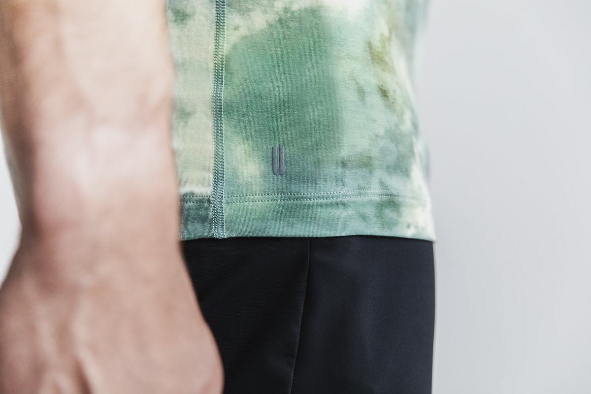 Nobull Tie-Dye T-shirts Heren Groen | 257469-WUO