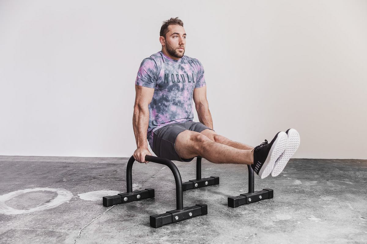 Nobull Tie-Dye T-shirts Heren Roze | 328916-EKZ