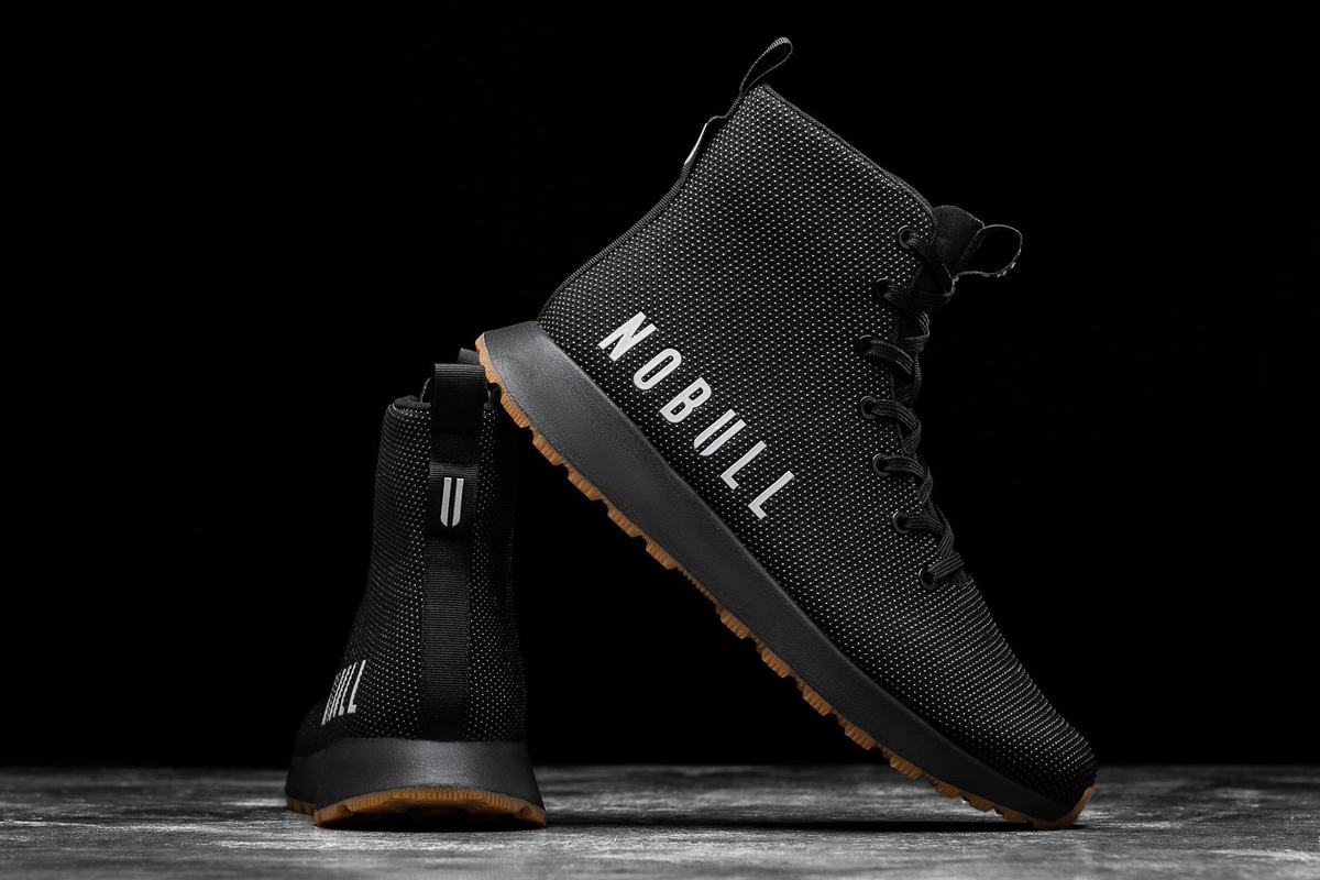 Nobull Utility Trail Runner Loopschoenen Heren Zwart | 189437-MHI