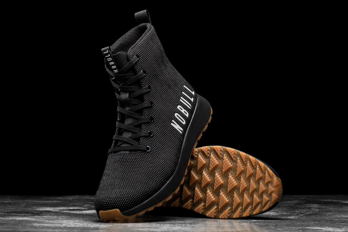 Nobull Utility Trail Runner Loopschoenen Heren Zwart | 189437-MHI