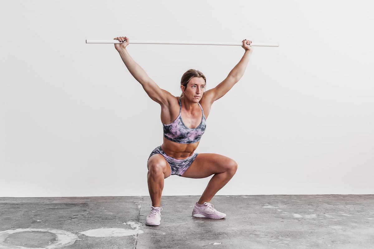 Nobull V-Neck Tie-Dye Sport Bh Dames Roze | 406513-JUE