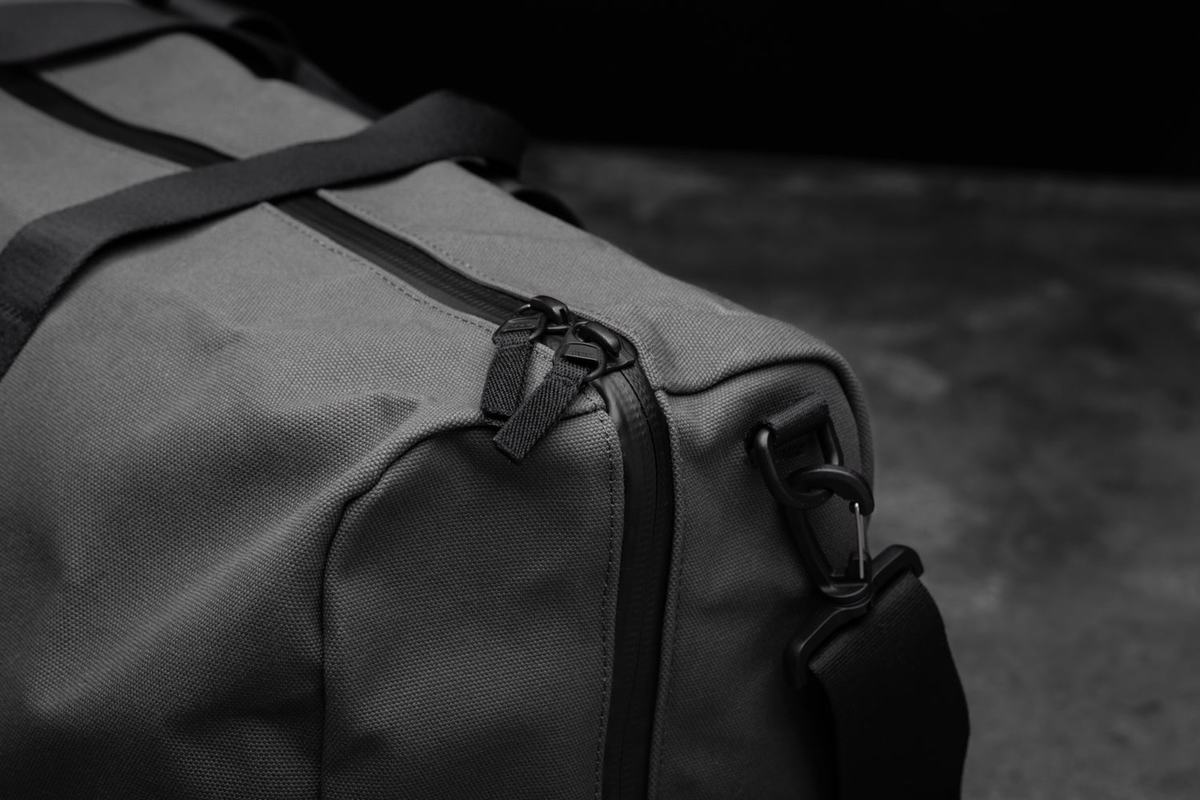 Nobull Waxed Canvas Duffle Sporttas Dames Grijs | 508973-TPF