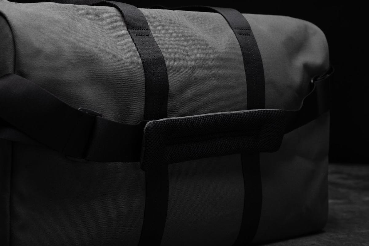 Nobull Waxed Canvas Duffle Sporttas Dames Grijs | 508973-TPF