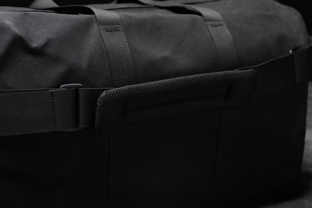 Nobull Waxed Canvas Duffle Sporttas Heren Zwart | 138095-TWK