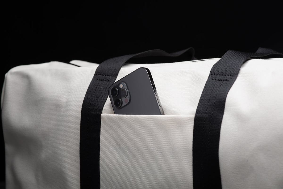 Nobull Waxed Canvas Duffle Sporttas Heren Wit | 481352-AYN