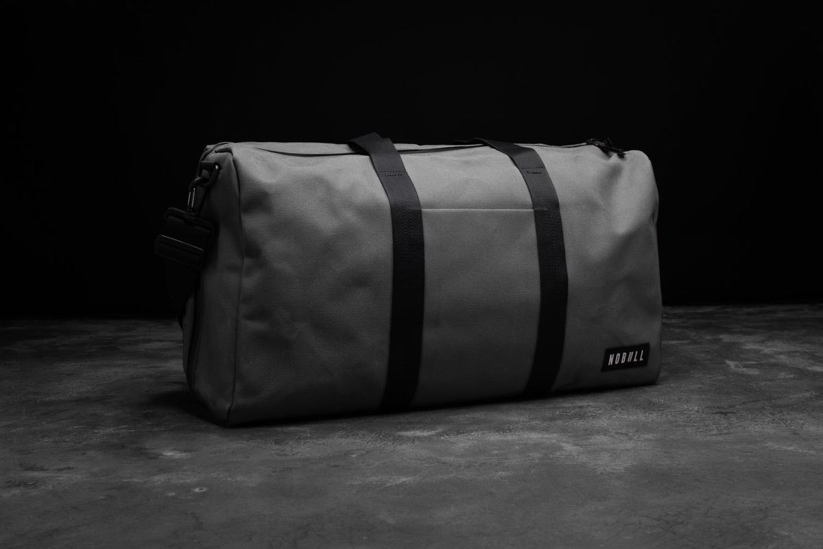 Nobull Waxed Canvas Duffle Sporttas Heren Grijs | 490526-GSL