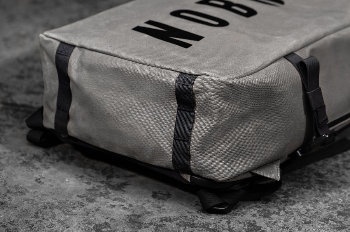Nobull Waxed Canvas Duffleback Sporttas Heren Grijs | 142675-QKH
