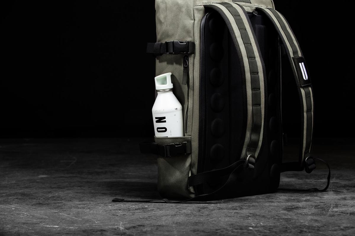 Nobull Waxed Canvas Duffleback Sporttas Heren Olijfgroen | 203958-ZPR