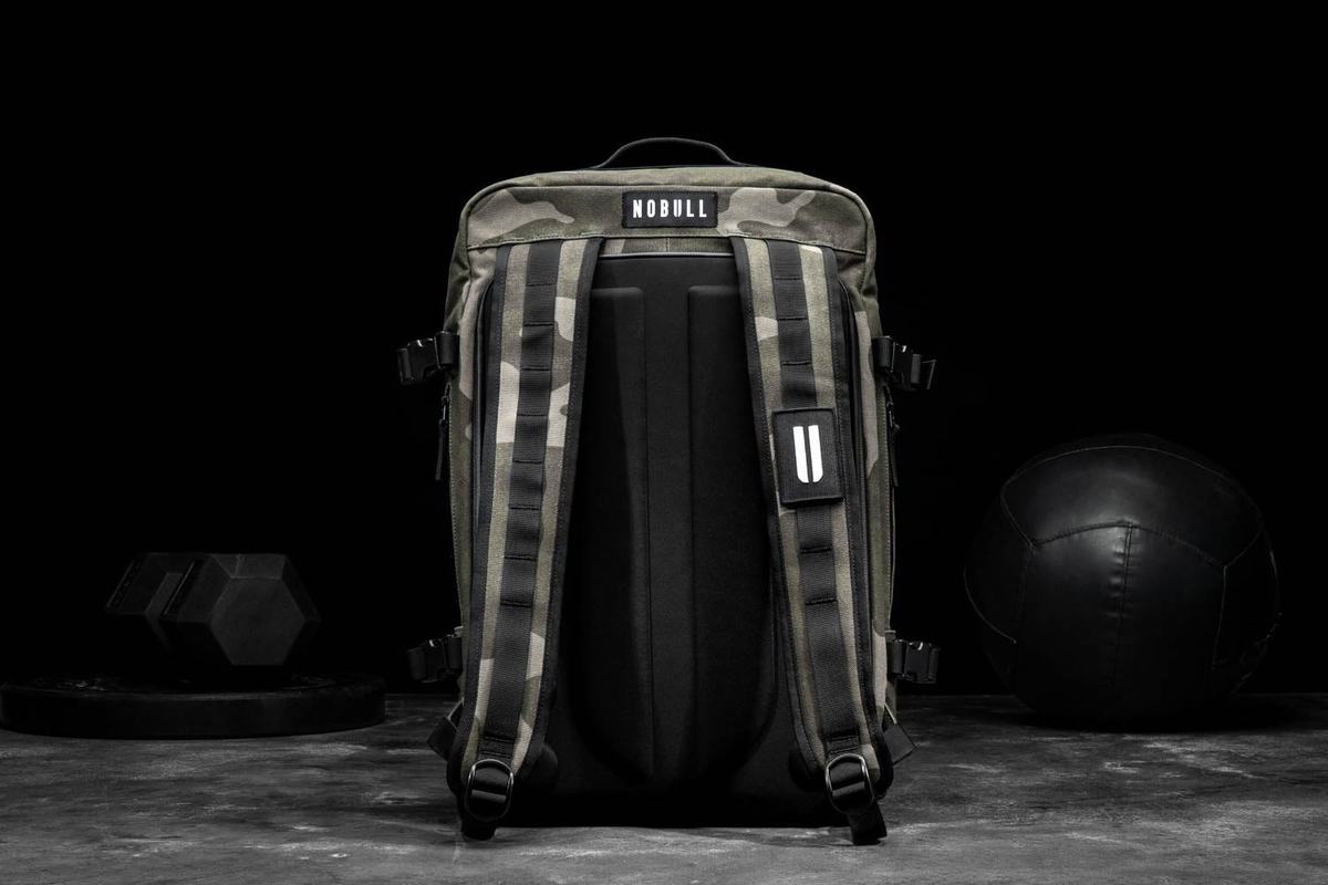 Nobull Waxed Canvas Duffleback Sporttas Heren Groen Camo | 625347-GBX