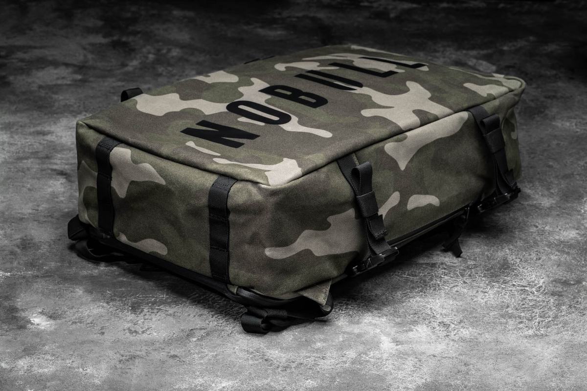 Nobull Waxed Canvas Duffleback Sporttas Heren Groen Camo | 625347-GBX