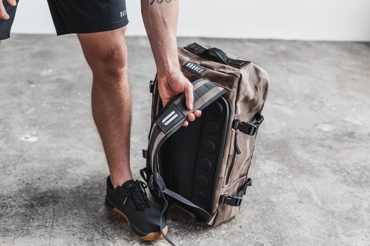 Nobull Waxed Canvas Duffleback Sporttas Heren Camo | 670145-HFA