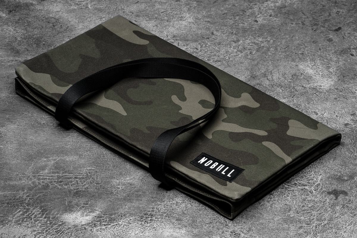 Nobull Waxed Canvas Tote Tassen Heren Groen Camo | 791480-SEI