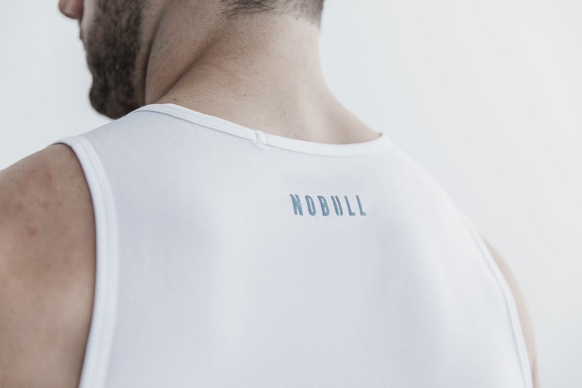 Nobull Wodapalooza Dip-Dye Tank Tanktop Heren Blauw | 035921-PCL