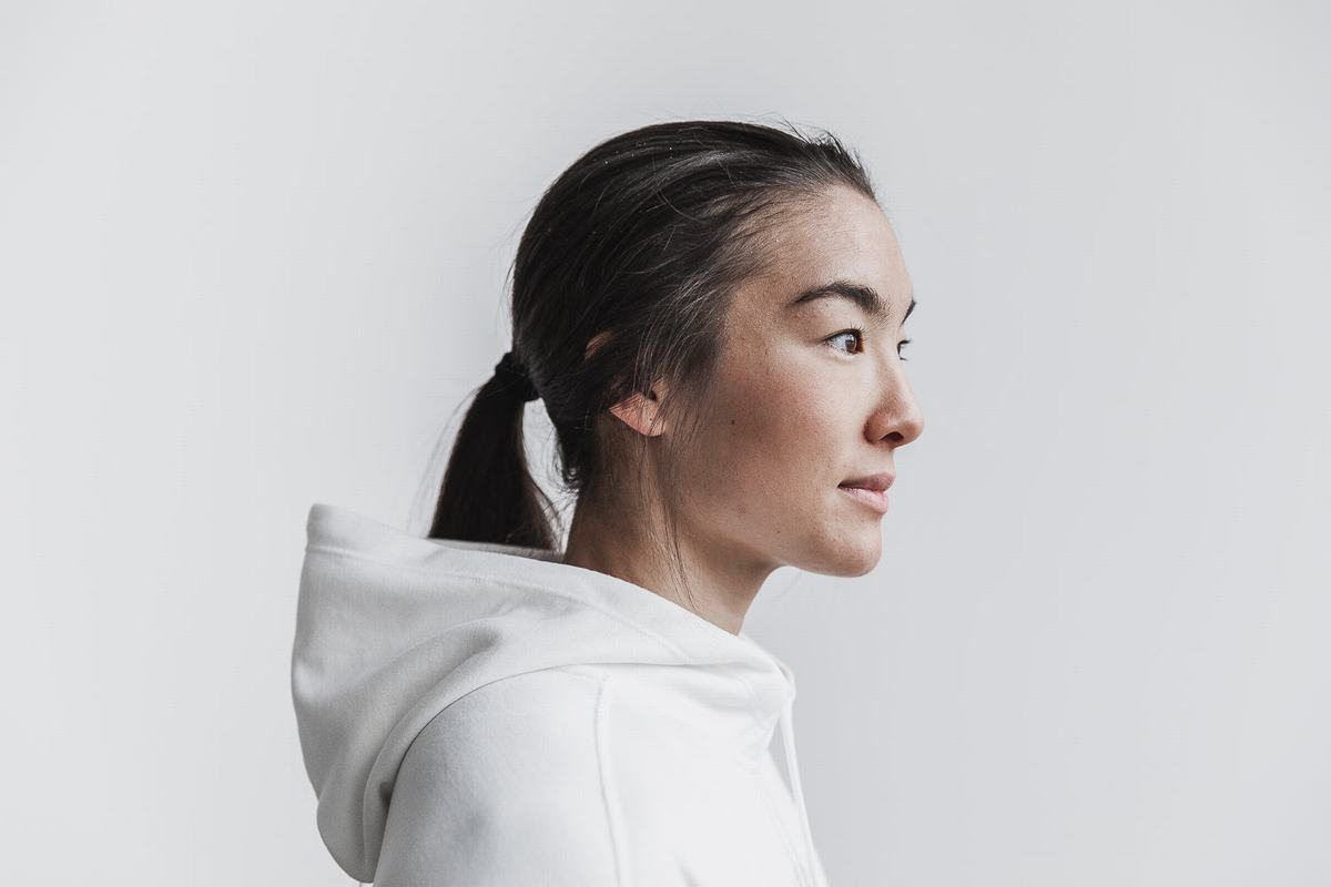 Nobull Wodapalooza Hoodie Dames Wit | 065789-LHO