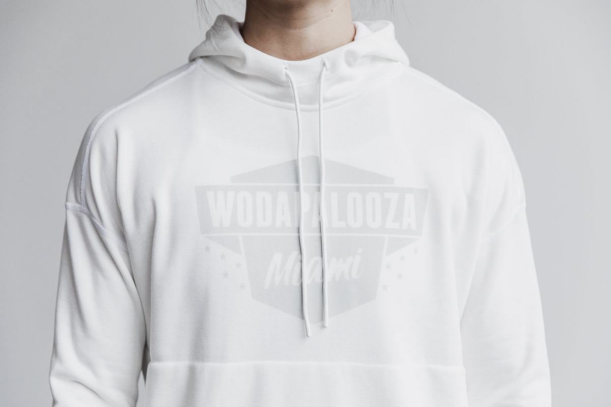 Nobull Wodapalooza Hoodie Dames Wit | 065789-LHO