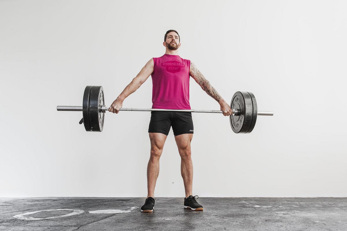 Nobull Wodapalooza Mouwloos T-shirts Heren Roze | 803172-IUY