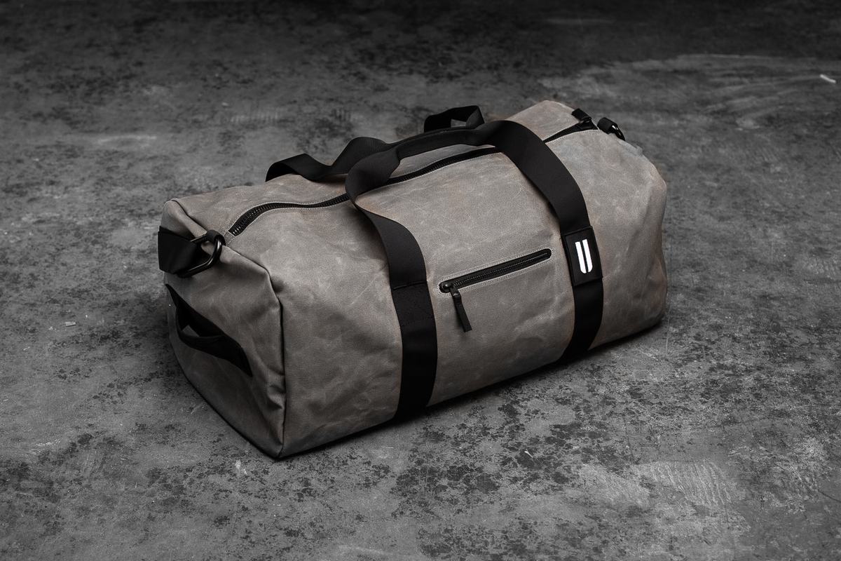 Nobull Xl Waxed Canvas Traditional Duffle Sporttas Heren Grijs | 153904-RSC