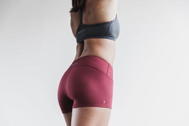Nobull 2" Matte Korte Broek Dames Donkerrood | 179853-IUY