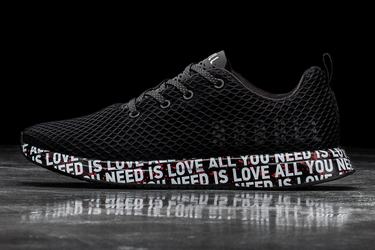 Nobull All You Need Is Love Mesh Runner Loopschoenen Heren Zwart | 189260-VGN