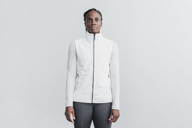 Nobull Arctic Gilet Dames Wit | 480172-AKI