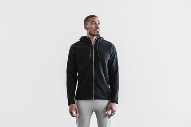 Nobull Arctic Zip-up Jassen Heren Zwart | 216735-CML