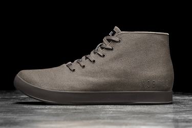 Nobull Canvas Mid Trainer Fitness Schoenen Heren Bruin | 125038-EGH