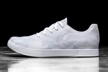 Nobull Canvas Trainer Fitness Schoenen Dames Wit Camo | 314628-TIL
