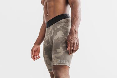 Nobull Compression 9" Korte Broek Heren Camo | 235987-PHX