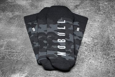 Nobull Crew Sokken Dames Grijs Camo | 427059-WPI