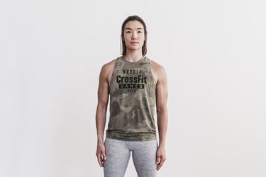 Nobull Crossfit Games® 2022 High-Neck Tank Tanktop Dames Camo | 043756-JYD