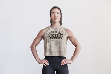 Nobull Crossfit Games® 2022 Muscle Tank Tanktop Dames Camo | 790415-BDE