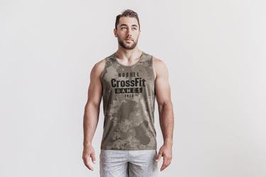 Nobull Crossfit Games® 2022 Tank Tanktop Heren Camo | 528639-CDJ