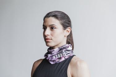 Nobull Gaiter Tie-Dye Sjaals Dames Roze Zwart | 390258-TUC