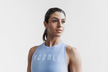 Nobull High-Neck Tank Bright Colors Tanktop Dames Blauw | 359817-UJQ