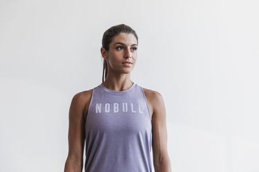 Nobull High-Neck Tank Seasonal Colors Tanktop Dames Lavendel | 215096-UIM