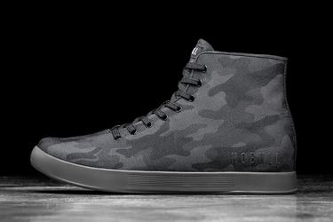 Nobull High-Top Canvas Trainer Fitness Schoenen Heren Camo | 190245-WHE