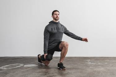 Nobull Hoodie Heren Zwart | 589732-GBH