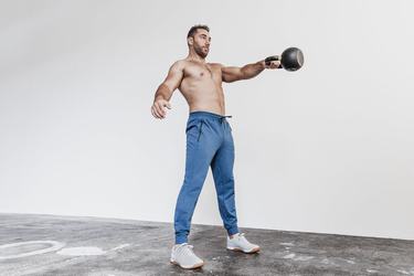 Nobull Joggingbroeken Heren Blauw | 963075-UCZ
