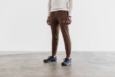 Nobull Joggingbroeken Heren Bruin | 512987-PQE
