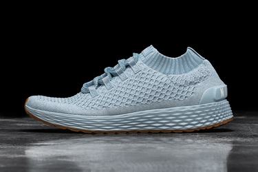 Nobull Knit Runner Loopschoenen Dames Blauw | 031982-UFM