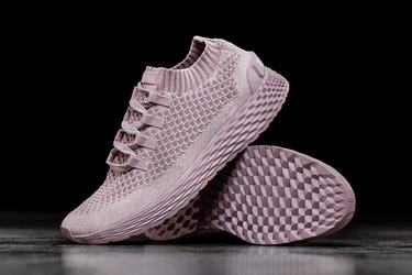 Nobull Knit Runner Loopschoenen Dames Roze | 098512-PAI