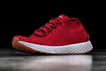 Nobull Knit Runner Loopschoenen Dames Rood | 257418-UHT