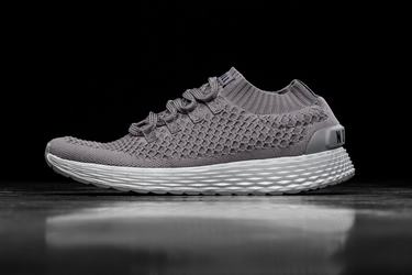 Nobull Knit Runner Loopschoenen Heren Donkergrijs | 162548-BIN